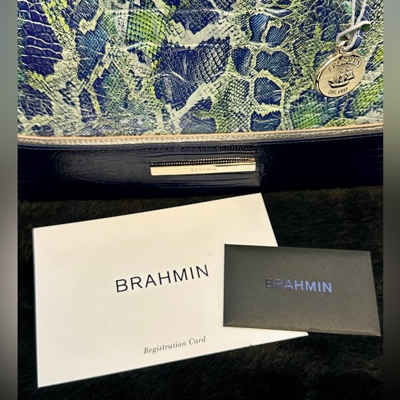 NWT Brahmin Leather Handbag (wallet in separate listing!) - Picture 4 of 10